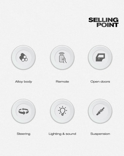 1:24 Toyota Alphard Key Control