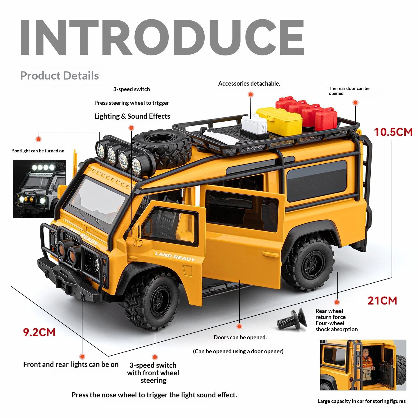 1:24 metal die-cast MINI VAN