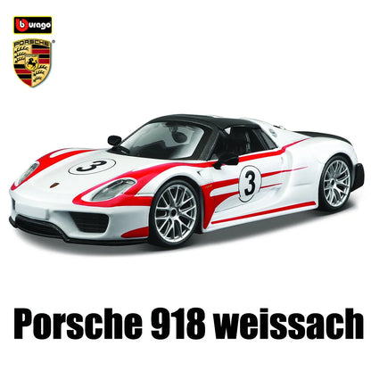 1:24 Porsche 911 GT3 Taycan Turbo S 718 Boxster