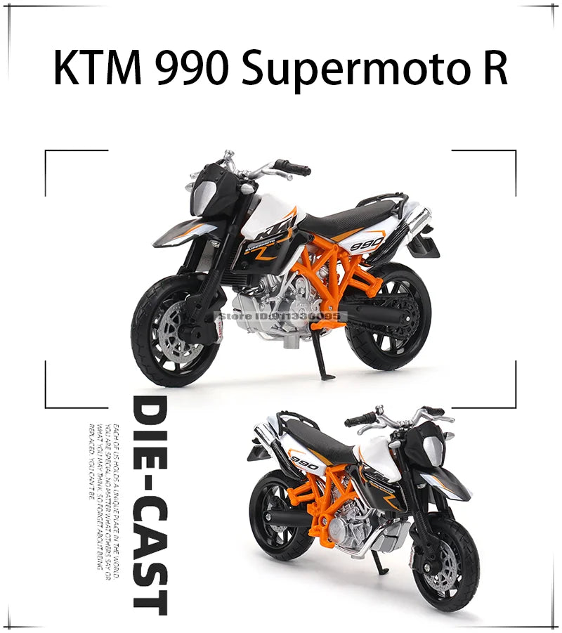 1:18 KTM 990 GSX-R1000 YAMAHA Ducati 450F