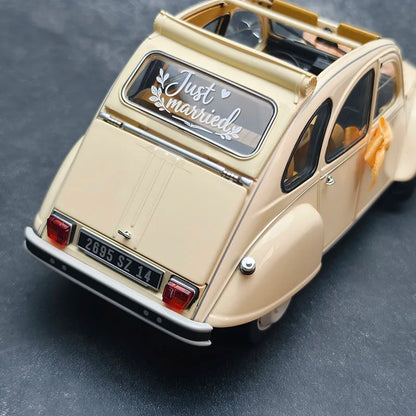 NOREV 1/18 Scale   Citroen 2CV 1986  Static Car Model Diecast Model Ornament Holiday Gift Collection