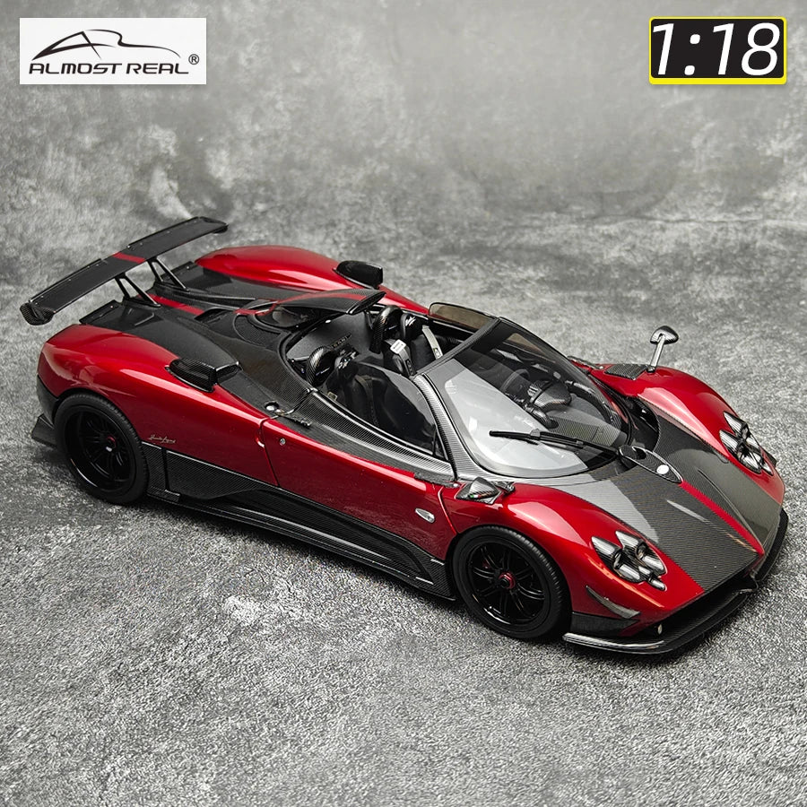 Pagani Zonda Cinque Roadster 2009 1/18 Limited to 1008 Almost Real AR brand metal die-cast model cars