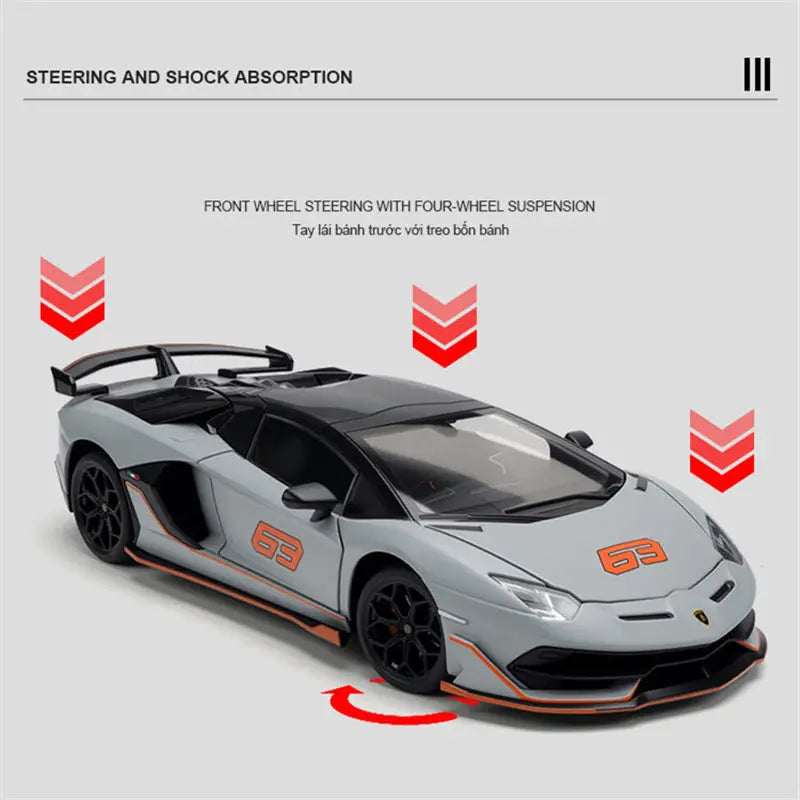 1:24 Lamborghini Aventador SVJ 63