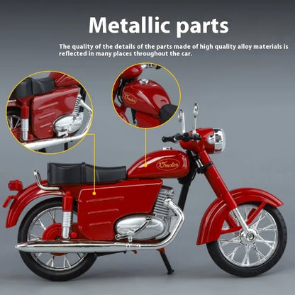 1:10 Czechoslovakia Jawa250 Classic Motorcycle