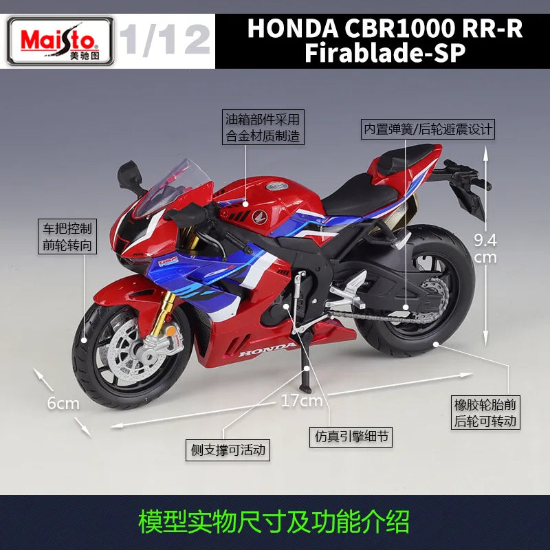 1:12 Ktm 1290 Super Duke R Firablade Imitation