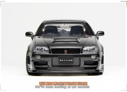1:18 Nissan Skyline G--T-R R34 CUSTOMIZED VERSION