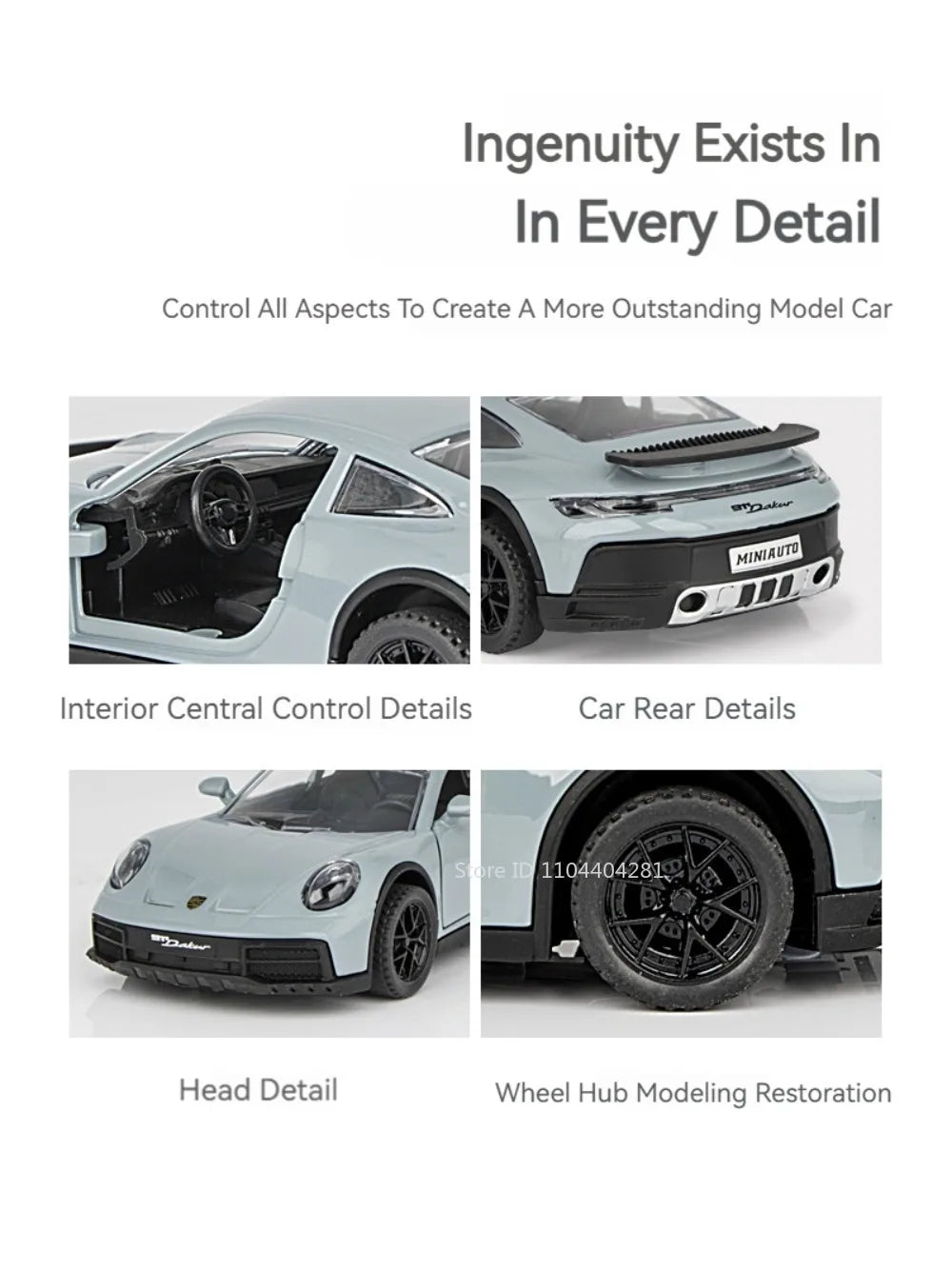 1:32 Porsche 911 Dakar
