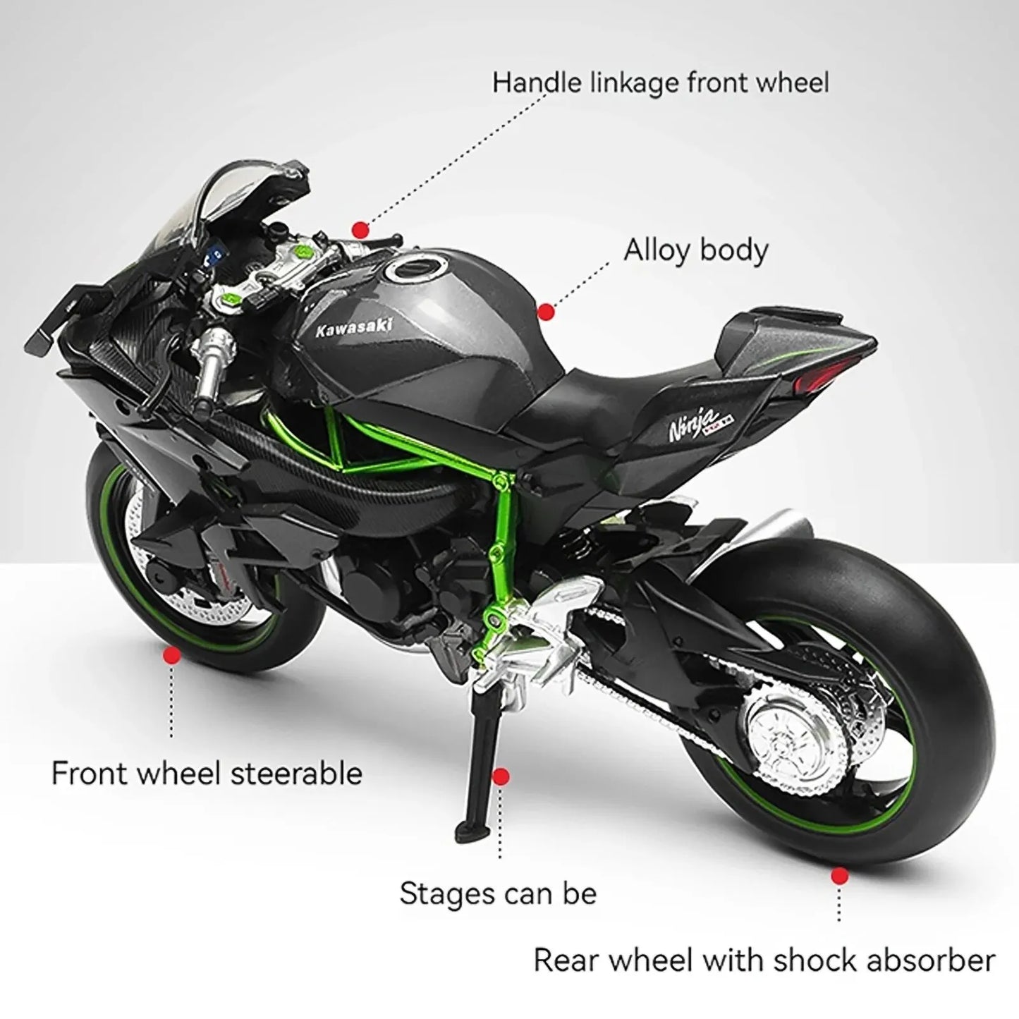1:12 Kawasaki Ninja H2R