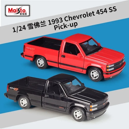 1:24 Chevrolet 454 Ss Pick-up 1993 Truck Imitation