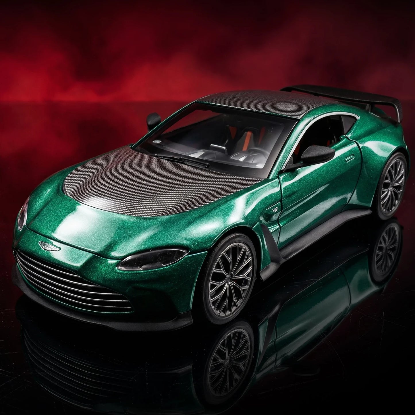 1:24 Aston Martin V12 Car Model with Display Base