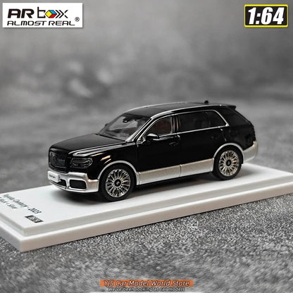 1:64 Toyota Century 2023 Black x Silver LHD