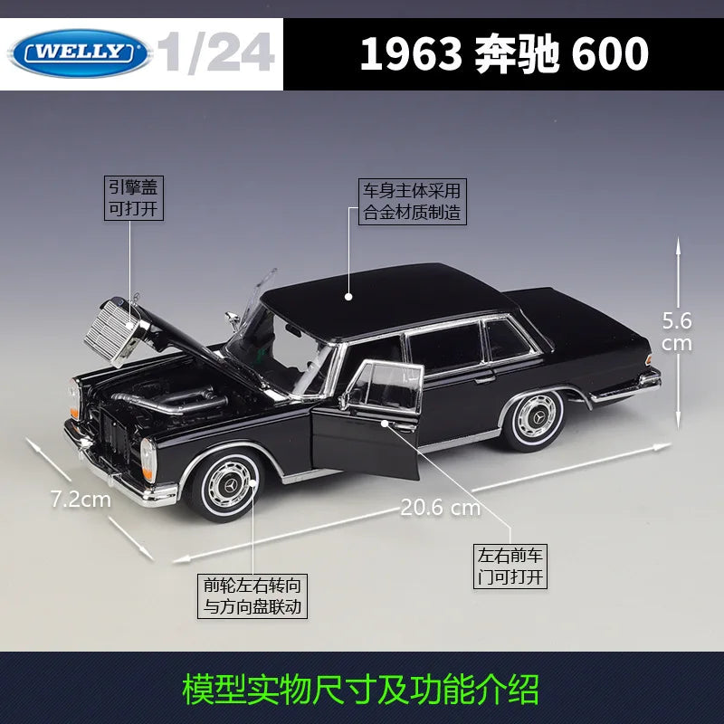 1:24 Mercedes Benz 600 1963