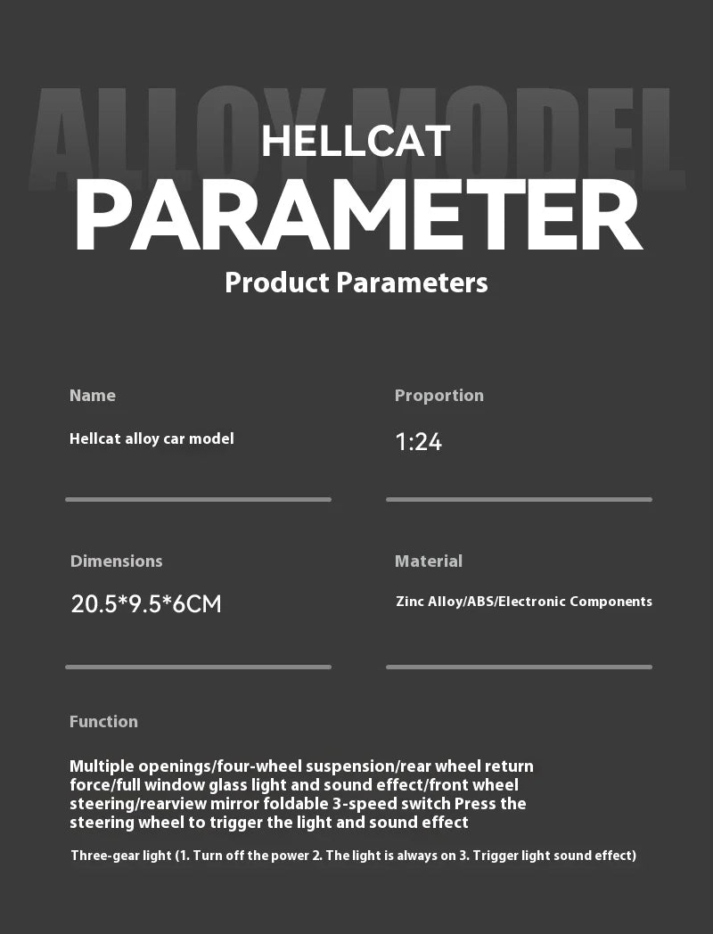 1:24 Dodge Challenger Hellcat Redeye