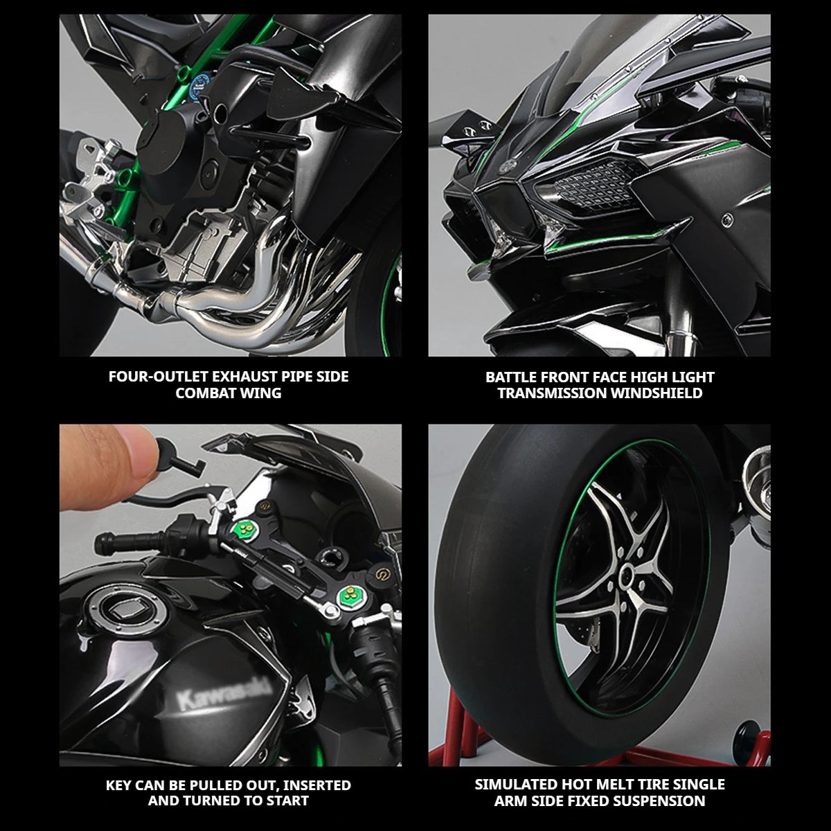 1:6 Kawasaki Ninja H2R