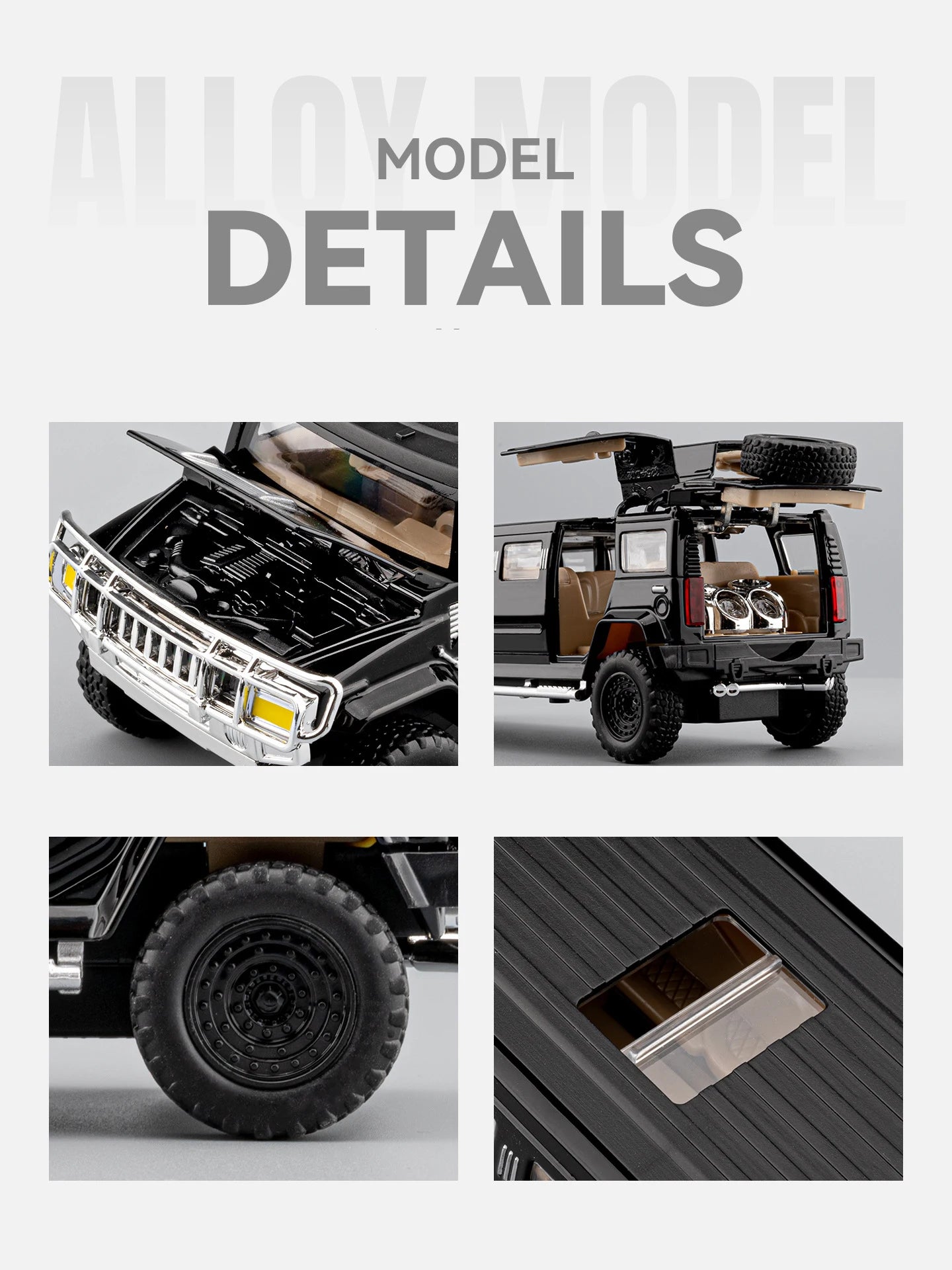 1:32 HUMMER H2 Extended Version