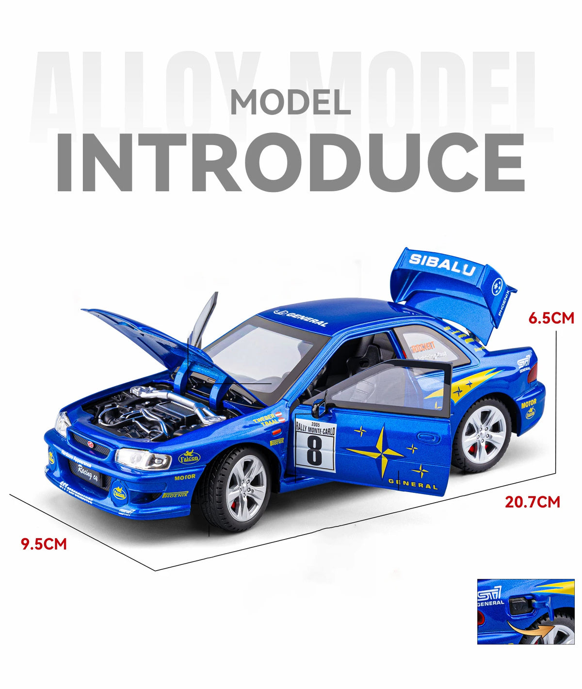 1:24 Subaru Impreza WRX STI GC8