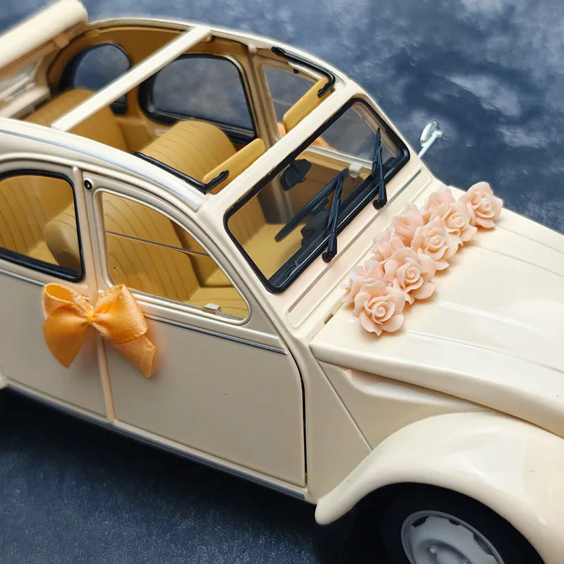 NOREV 1/18 Scale   Citroen 2CV 1986  Static Car Model Diecast Model Ornament Holiday Gift Collection