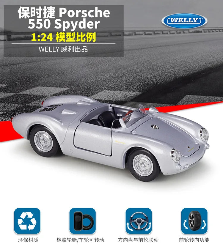 1:24 Porsche 550 Spyder Convertible