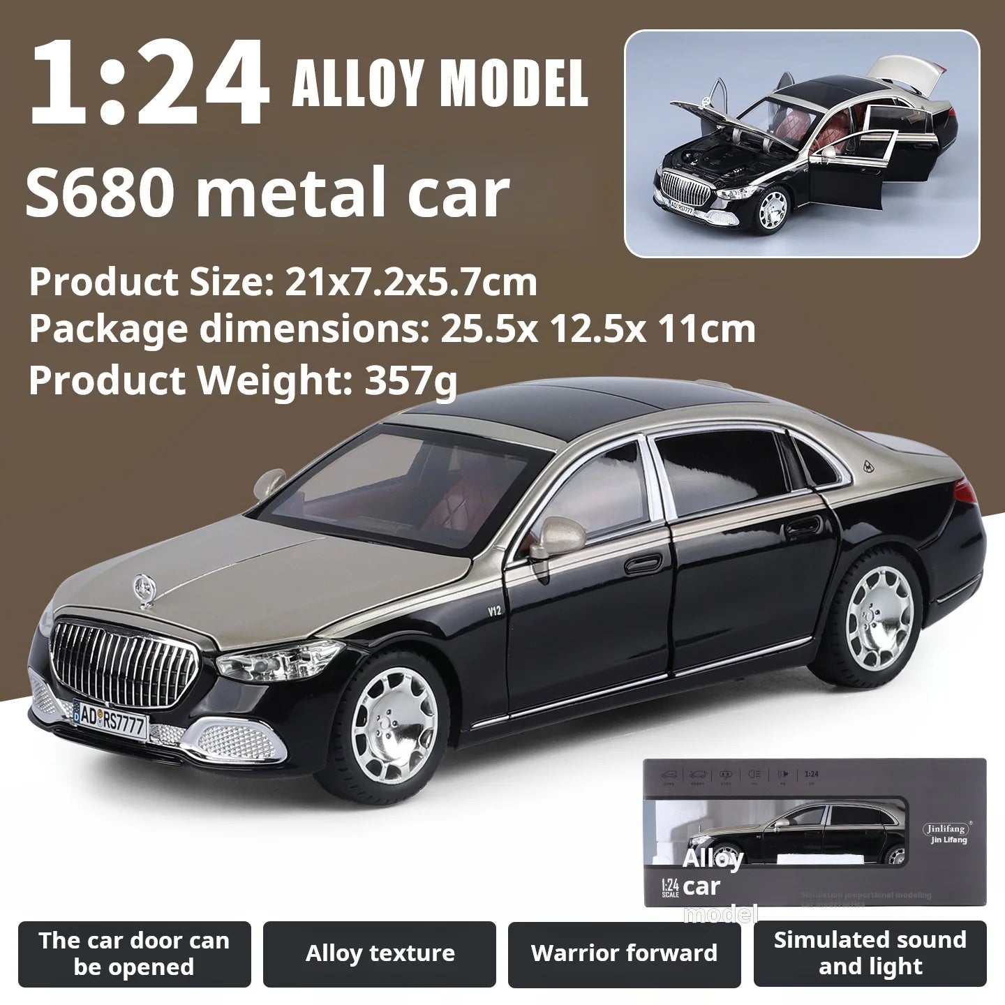 1:24 Mercedes-Benz S680