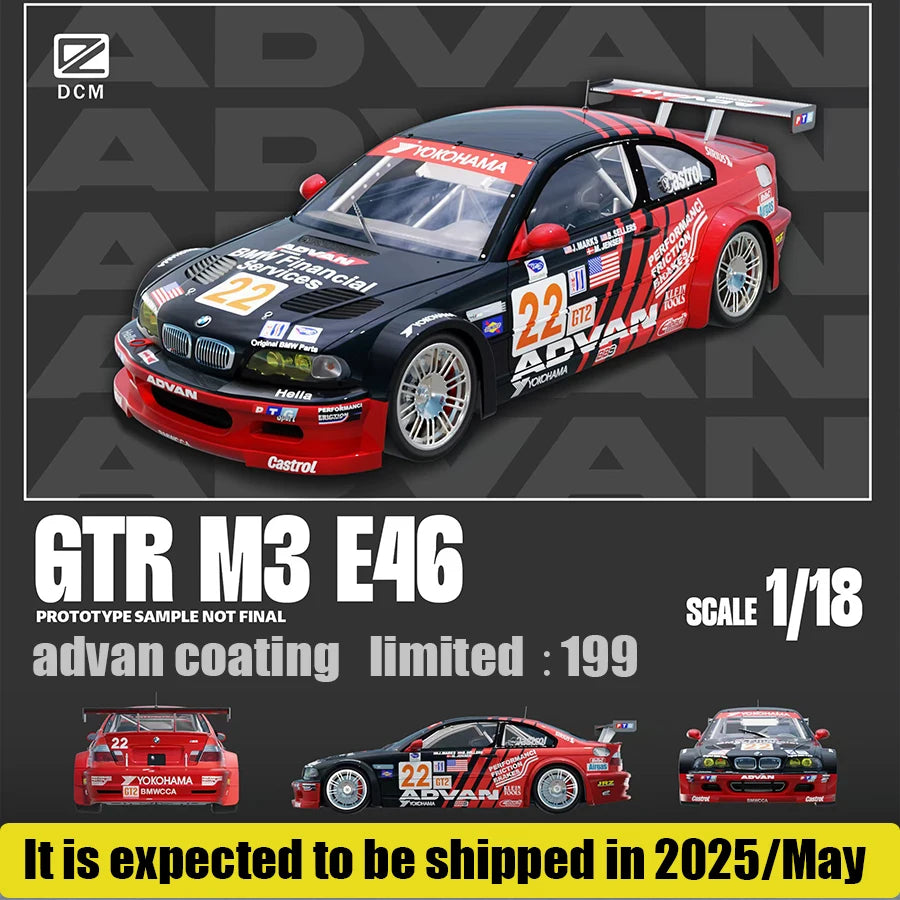1:18 BMW M3 GTR E46