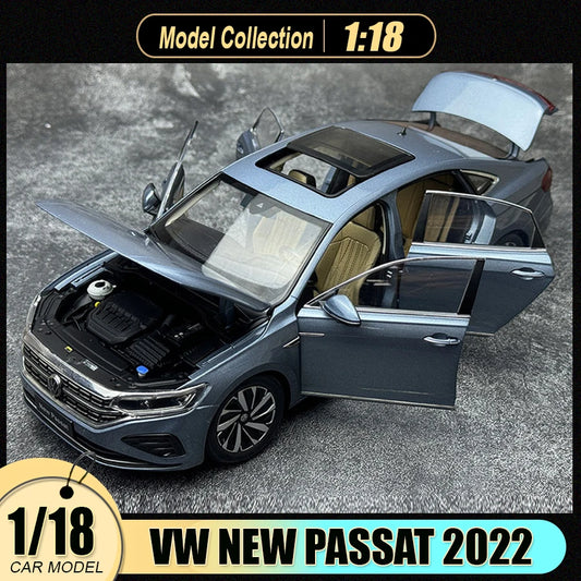 OEM diecast model 1:18 scale VW NEW PASSAT 2022 metal car model static display holiday gift