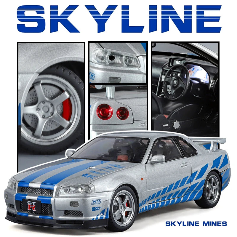 1:18 Nissan Skyline GT-R R34