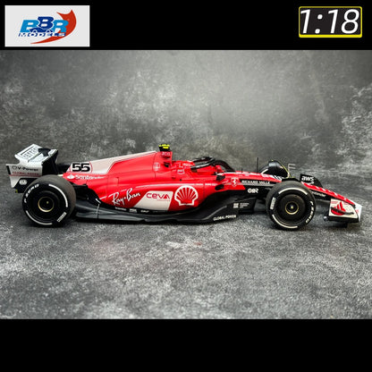 1:18 new F1 SF-23 2023 Leclerc Sainz Las Vegas Station Belgium Station 16# 55#