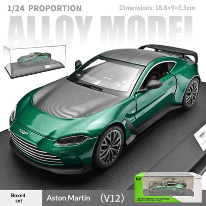 1:24 Aston Martin V12 Car Model with Display Base