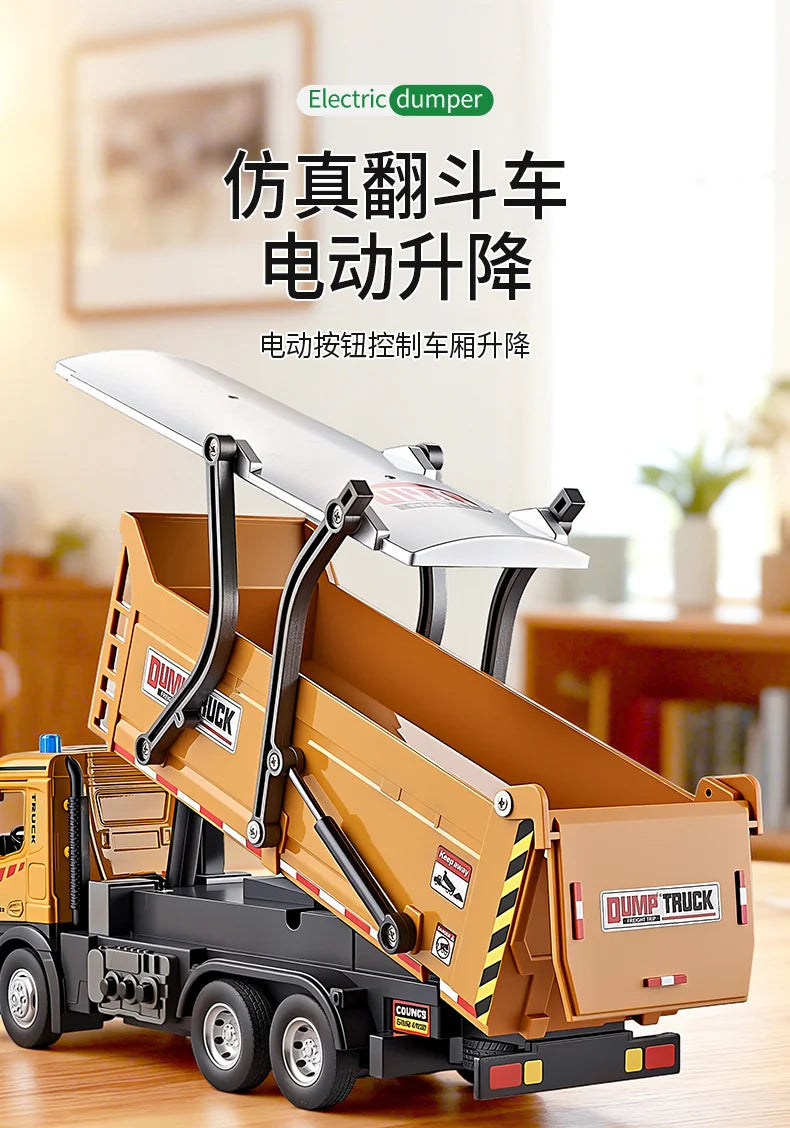 1:24 City Heavy Electric Tipper Dump Truck