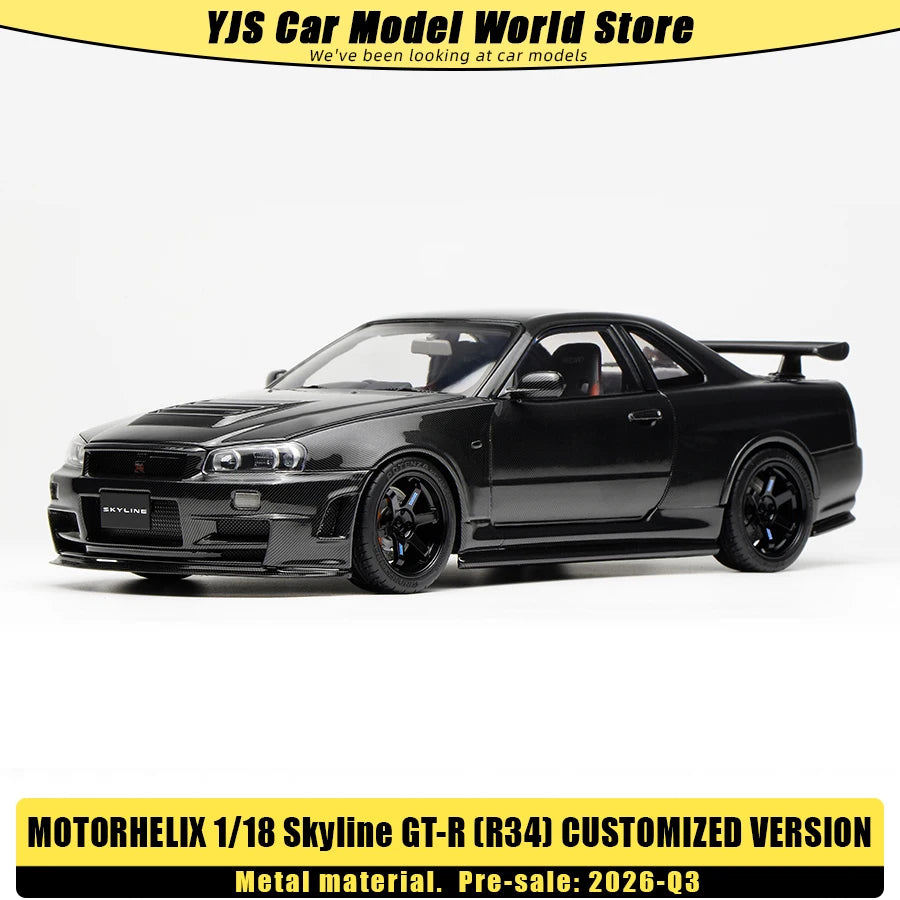 1:18 Nissan Skyline G--T-R R34 CUSTOMIZED VERSION