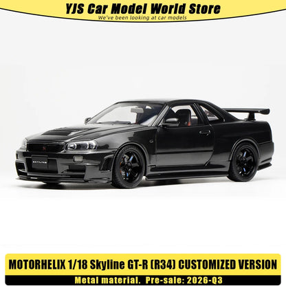 1:18 Nissan Skyline G--T-R R34 CUSTOMIZED VERSION