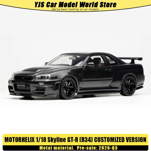 1:18 Nissan Skyline G--T-R R34 CUSTOMIZED VERSION