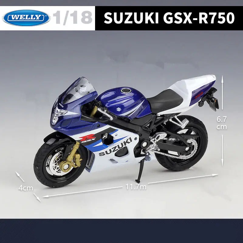 1:18 SUZUKI GSX-R750