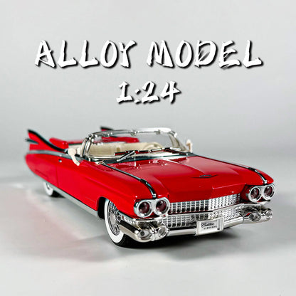 1:24 retro luxury convertible sports car