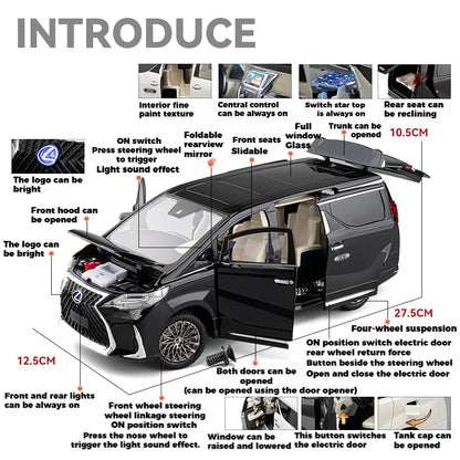 1:18 Lexus LM300 Electric Door MPV