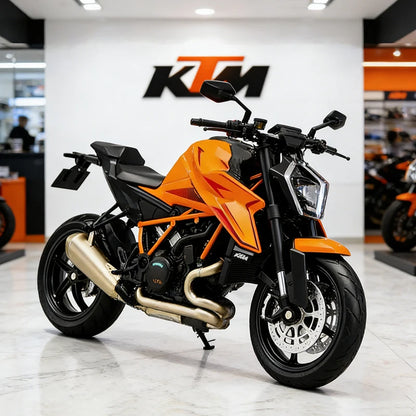 1:12 KTM 1390 Super Duke R Alloy Track Racing Motorcycle Model Diecast Street Cross-country Sports Motorcycle Model Kid Toy Gift