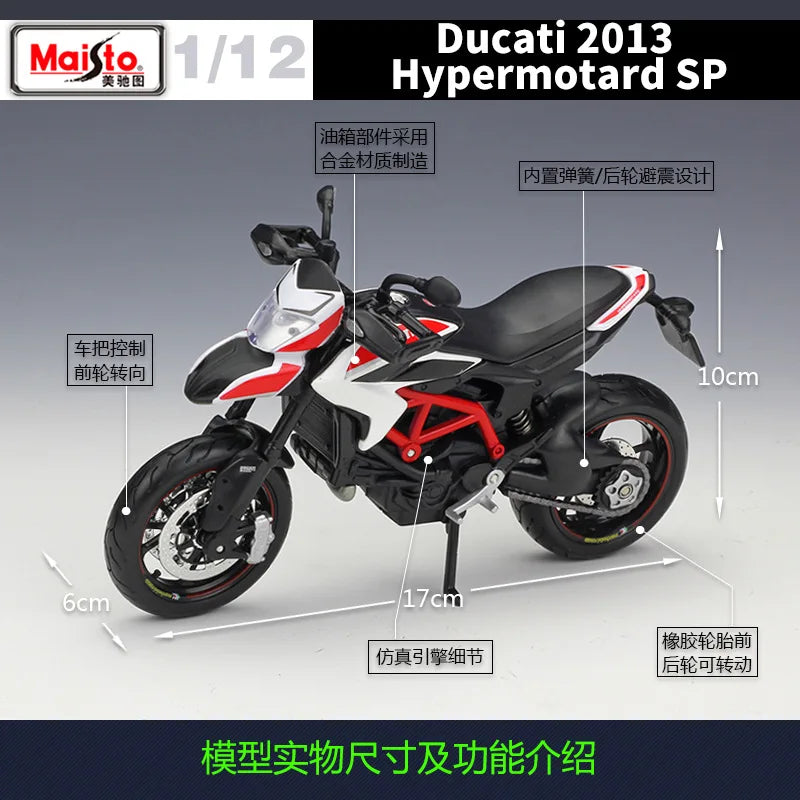 1:12 Ducati Hypermotard Sp 2013 Virtual