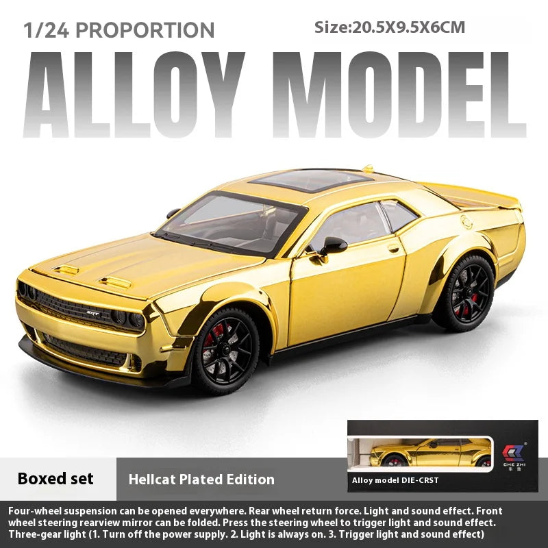 1:24 Dodge Hellcat electroplating version