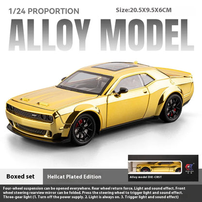 1:24 Dodge Hellcat electroplating version