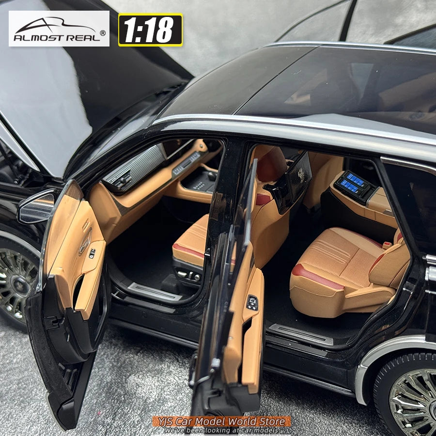 1:18 Toyota Century - 2023  Black x Silver RHD