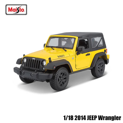 Maisto 1:18 2014 JEEP Wrangler alloy car model crafts decoration collection toy tools gift models Multiple styles