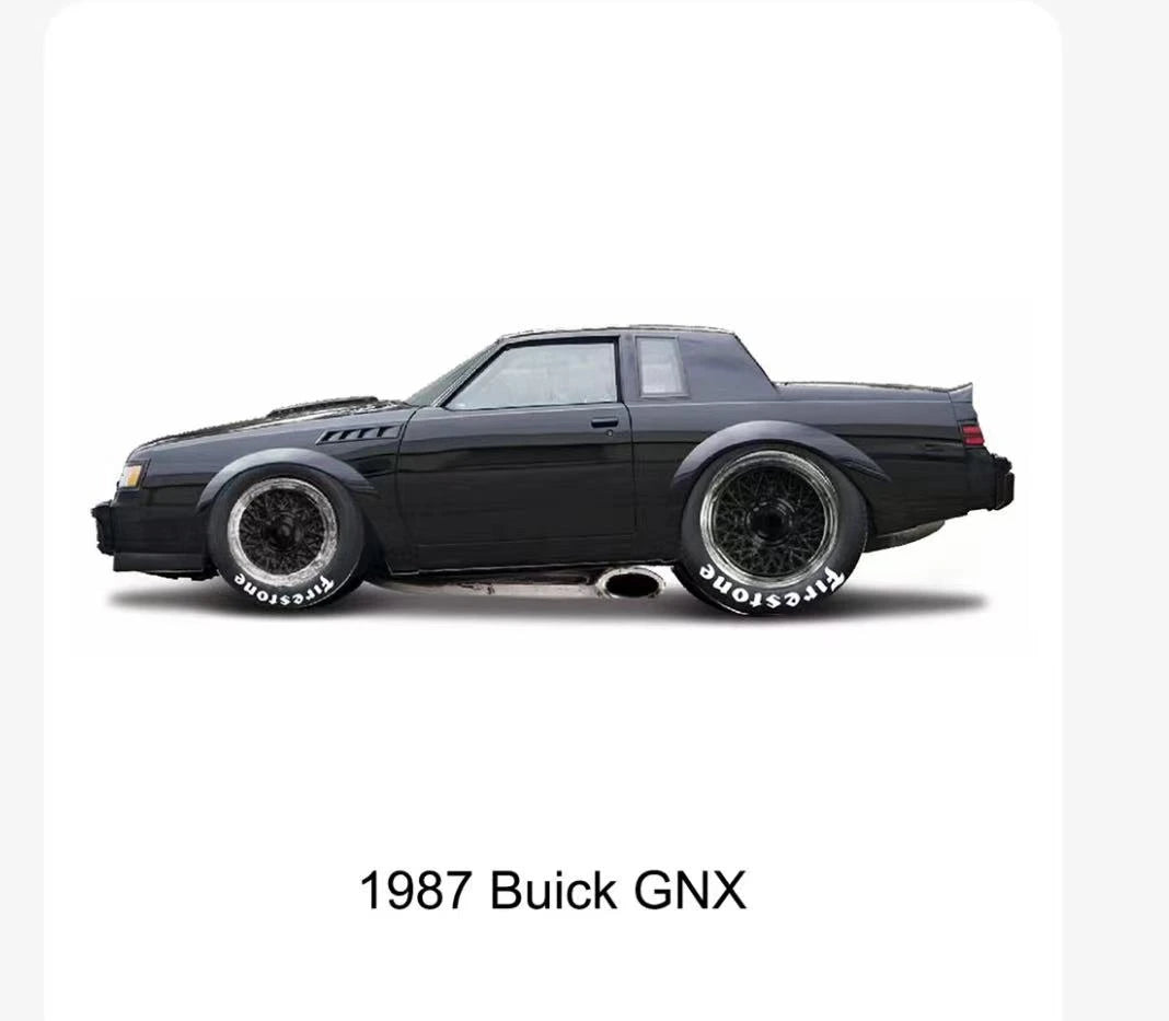 1:64 1987 Buick Gnx Static Small Scale