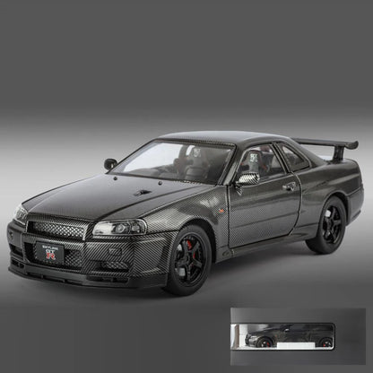 1:24 Nissan GTR R34 Skyline Carbon Fiber