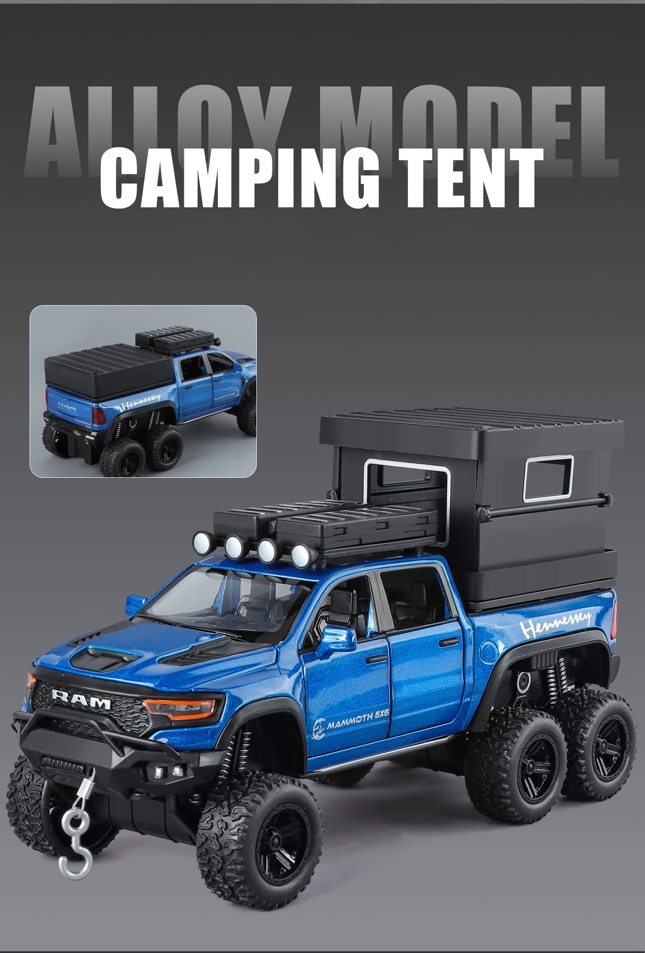 1:32 Dodge Tyrannosaurus RAM Pickup