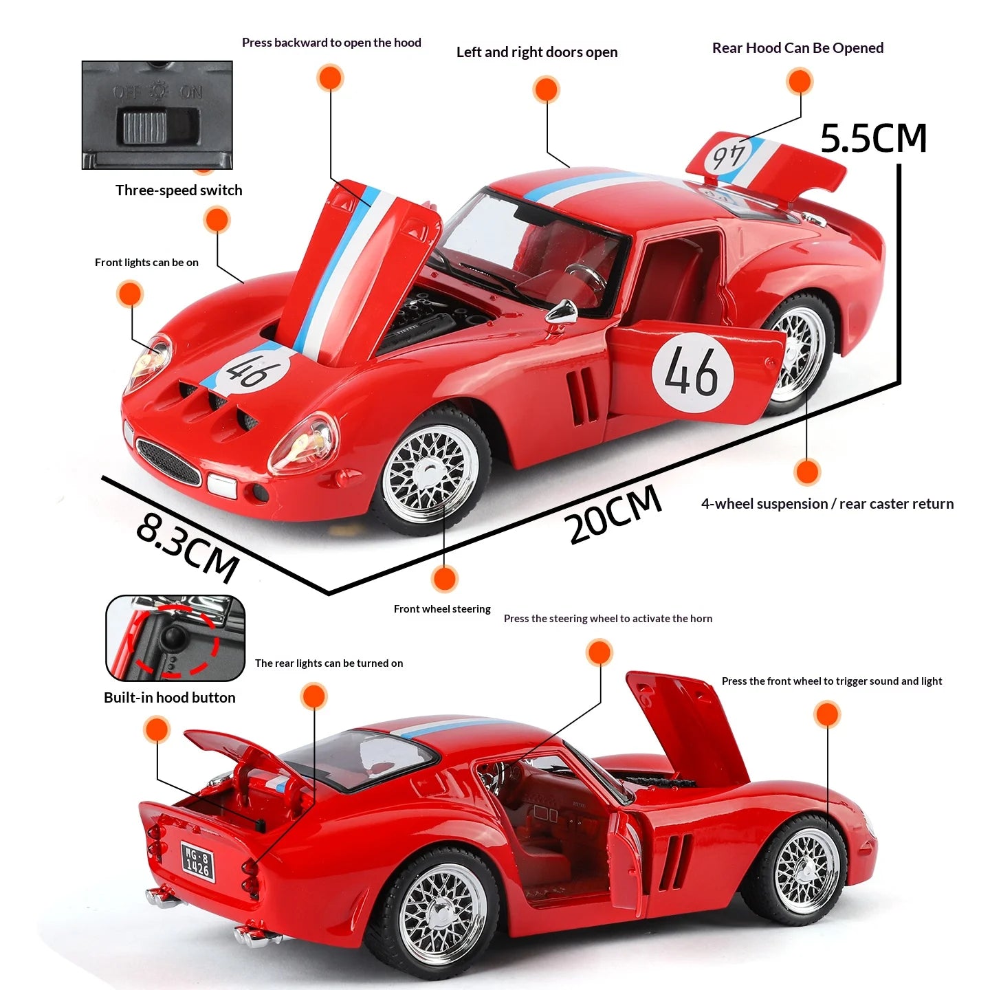 1:24 Ferrari 250-GTO