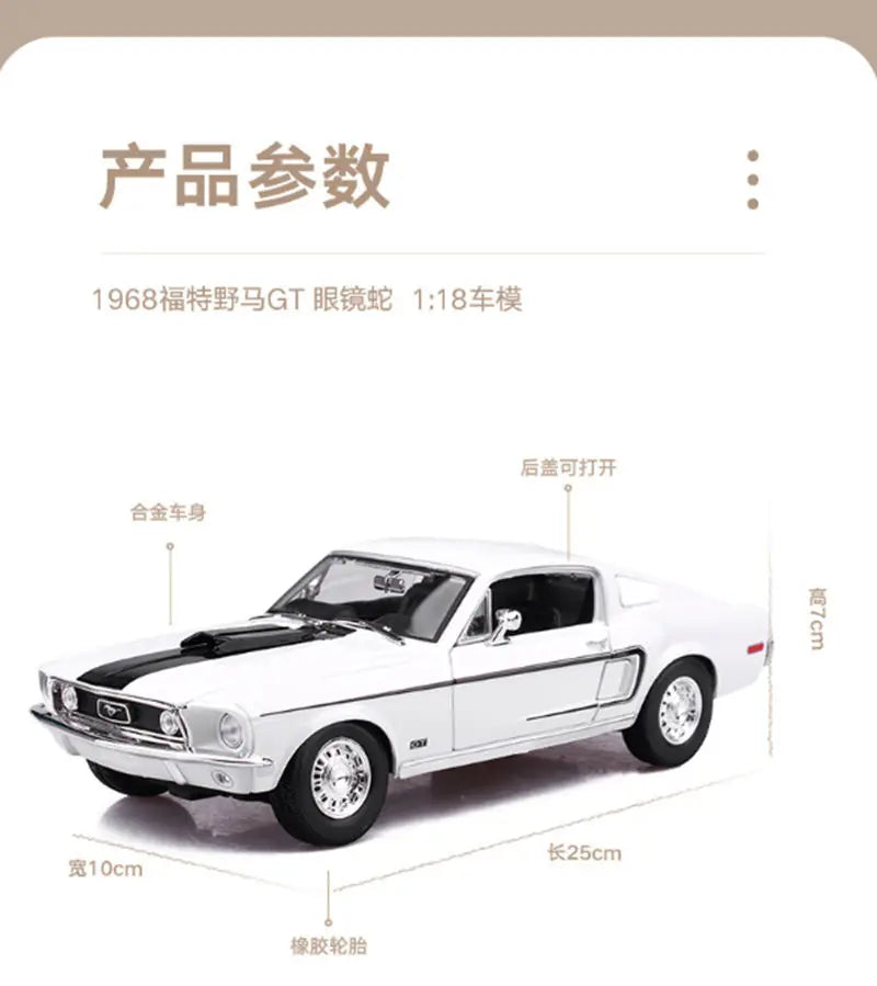 1:18 Ford Mustang GT Cobra Jet 1968