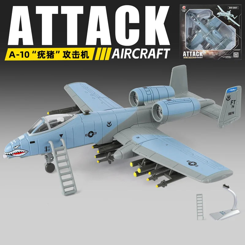 1:72 A-10 Warthog Strategic Bomber Fighter Battle