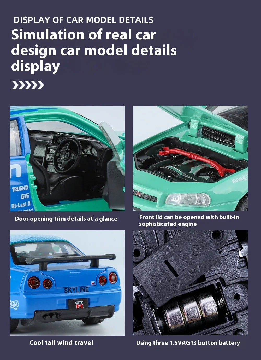 1:32 Nissan GTR Skyline R32 Paint Simulation