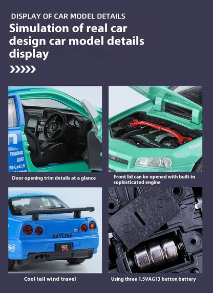 1:32 Nissan GTR Skyline R32 Paint Simulation