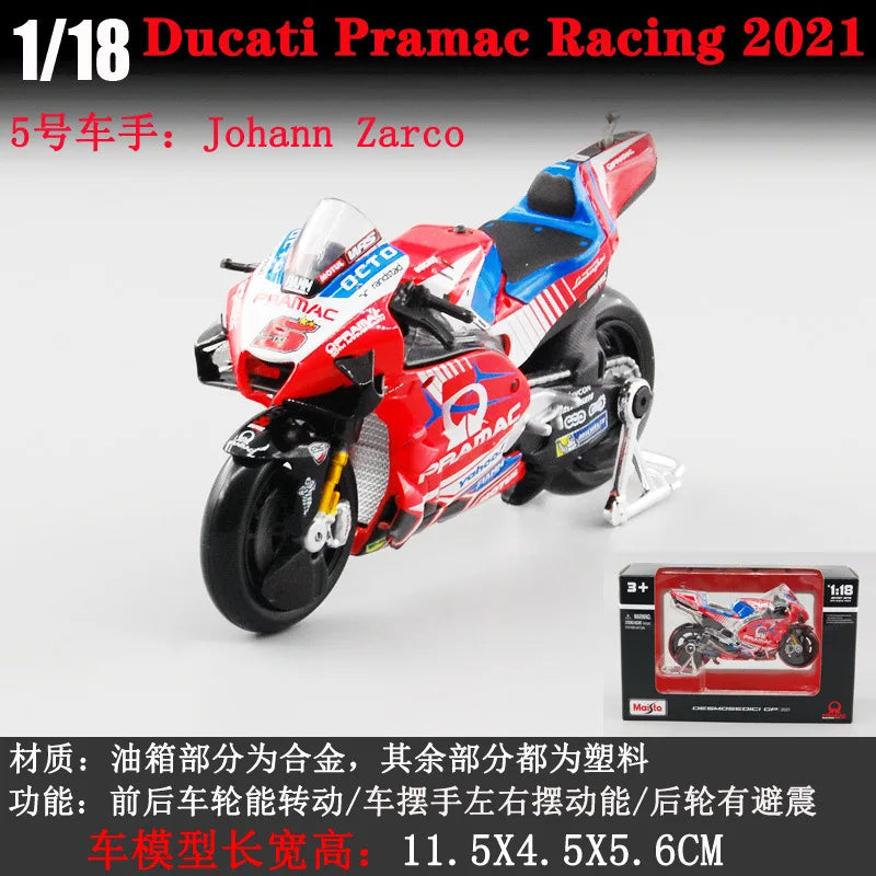 1:18 2022 Yamaha Factory Racing Team #21 Morbidelli #20